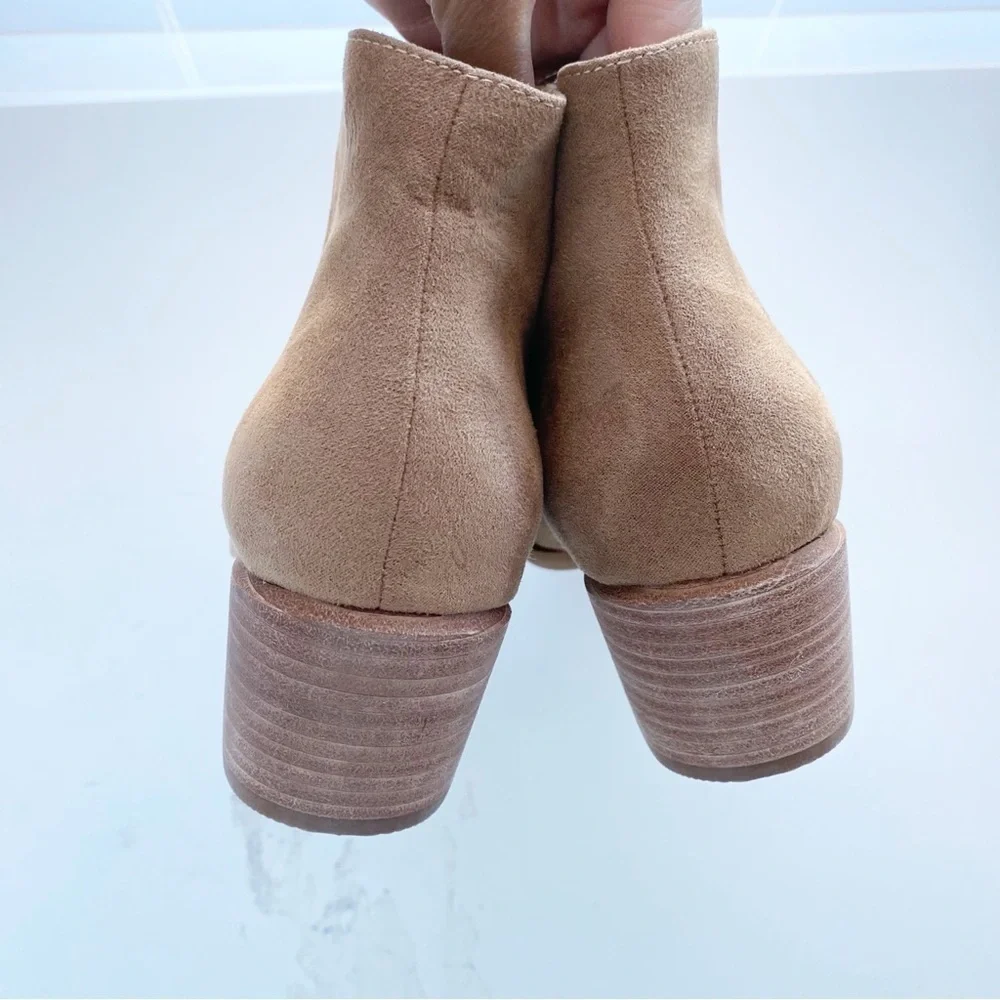 PAOLO Windy Snip Toe Western Ankle Bootie NEW In Mushroom